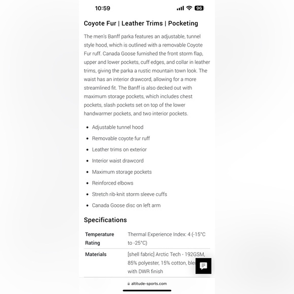 Canada Goose Banff Parka - Picture 6 of 8